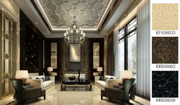 陶瓷一线品牌金艾陶瓷砖效果图