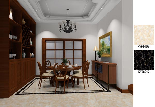 金艾陶家装：佛山大沥碧桂园华府115㎡美式装修效果鉴赏