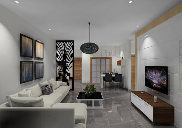 金艾陶家装：佛山灯湖华府90㎡现代简约装修效果鉴赏