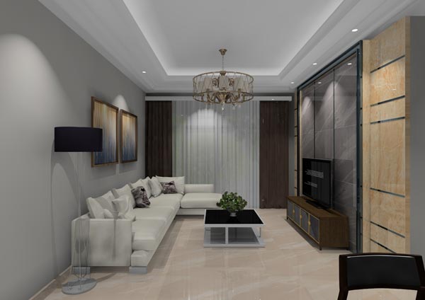 金艾陶家装：佛山灯湖华府90㎡现代简约装修效果鉴赏