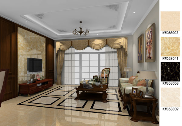 金艾陶家装：佛山保利紫山国际135㎡欧式风格装修鉴赏