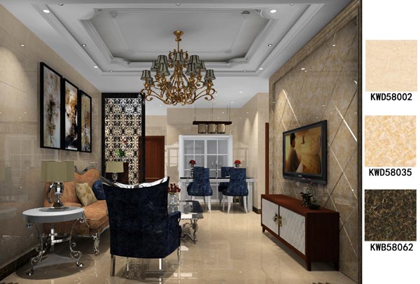 金艾陶家装：佛山保利紫山国际115㎡欧式风格装修鉴赏