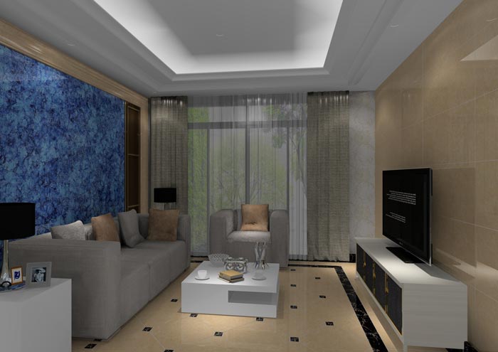 金艾陶家装：佛山丹灶  桂丹颐景园80㎡简约现代装修效果鉴赏