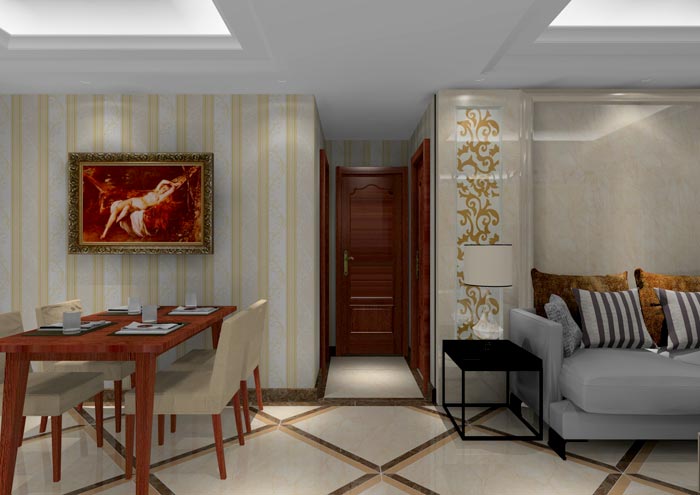 金艾陶家装：佛山狮山上林苑68㎡简约风格装修鉴赏