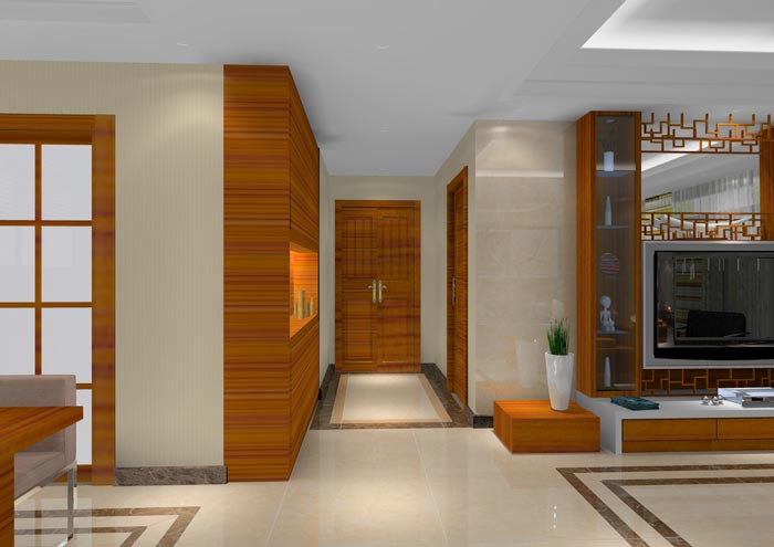 金艾陶家装:佛山龙湖春江名城99㎡的中式风格装修鉴赏