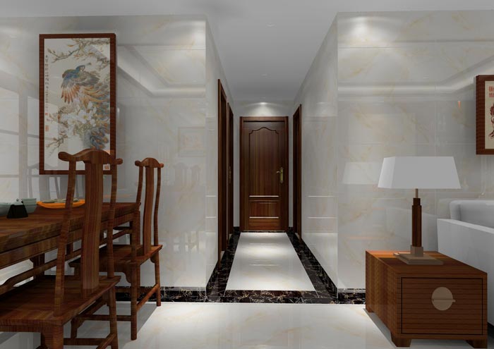 金艾陶家装:佛山龙湖春江名城98㎡的中式风格装修鉴赏