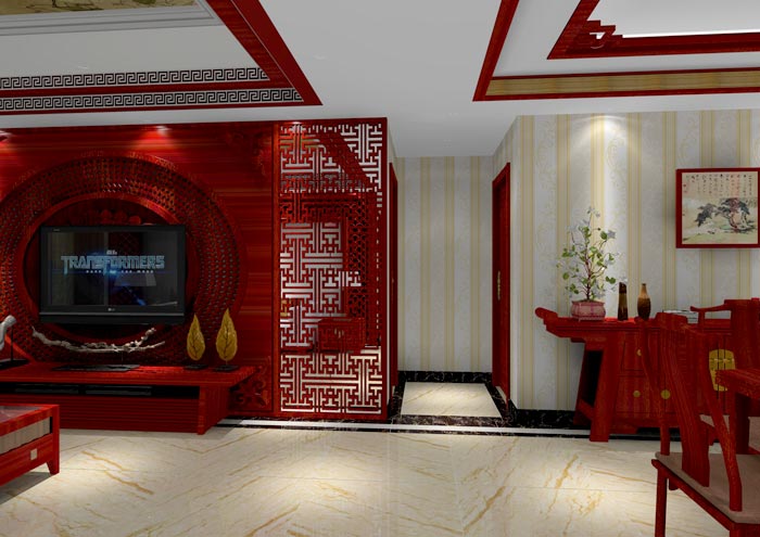 金艾陶家装:佛山佛山容桂颐澳花园112㎡的中式风格装修鉴赏