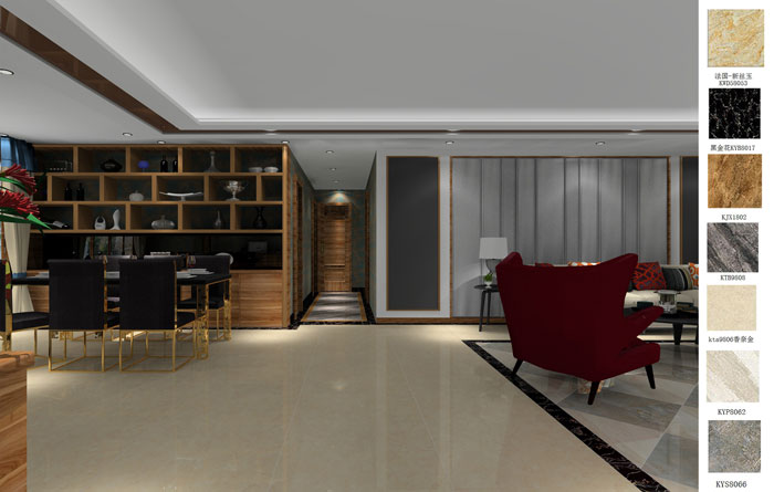 金艾陶家装：成都中环丰锦205㎡的现代风格装修鉴赏