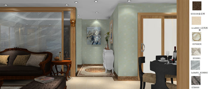 金艾陶家装：成都中环丰锦155㎡的欧式风格装修鉴赏