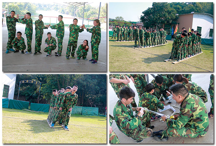 2017年，金艾陶“虎狼道”户外拓展训练圆满结束