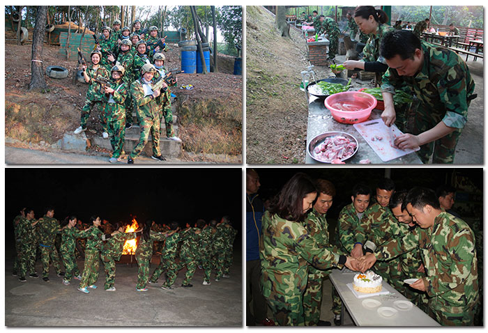 2017年，金艾陶“虎狼道”户外拓展训练圆满结束