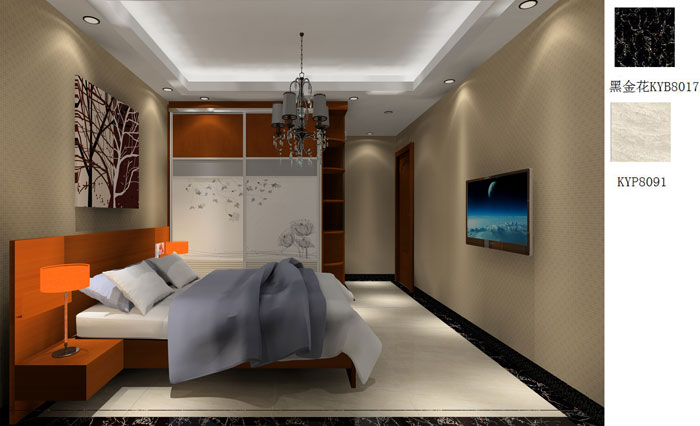 金艾陶家装：佛山禅城怡翠晋盛花园91㎡的现代风格装修鉴赏