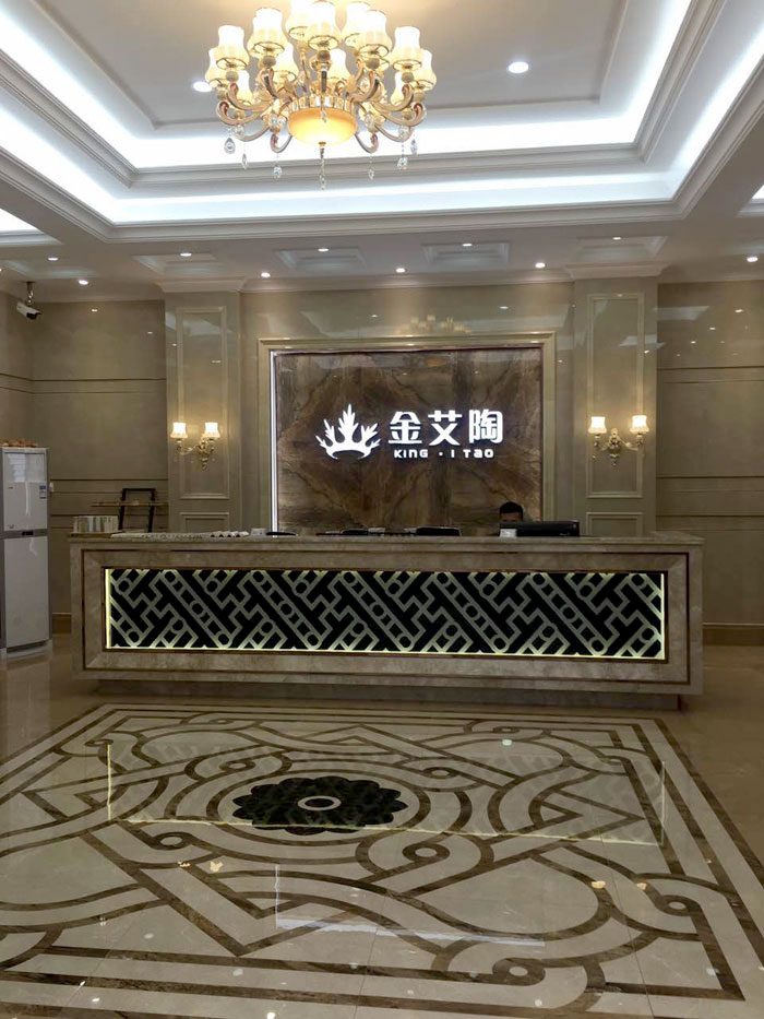 【专卖店推荐】陶瓷一线品牌金艾陶瓷砖潮南店实景鉴赏