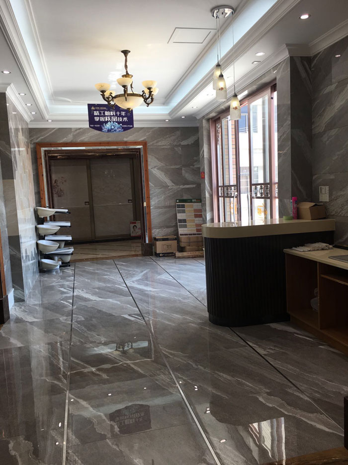 【专卖店推荐】陶瓷一线品牌金艾陶瓷砖潮南店实景鉴赏