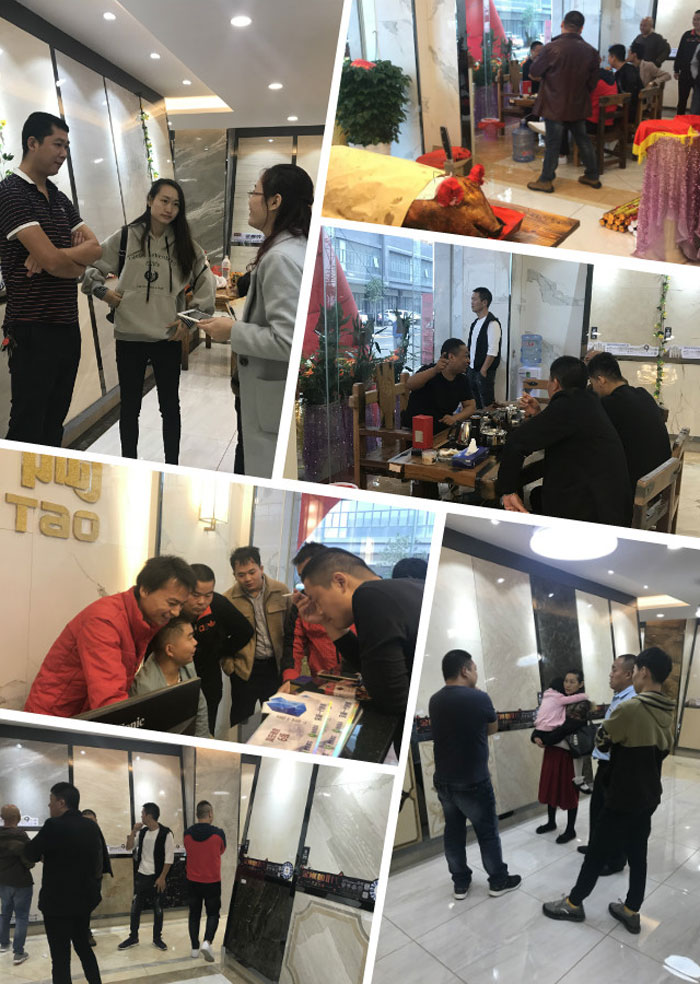 陶瓷一线品牌 金艾陶瓷砖 中山古镇300平专卖店开业盛典圆满成功