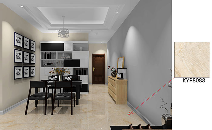 佛山美的花湾城装修案例餐厅效果图