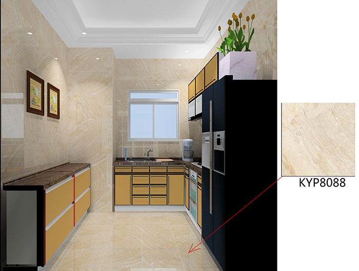 佛山美的花湾城装修案例厨房效果图