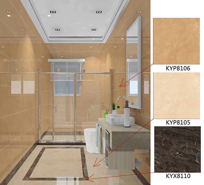 依云天汇装修案例浴室效果图