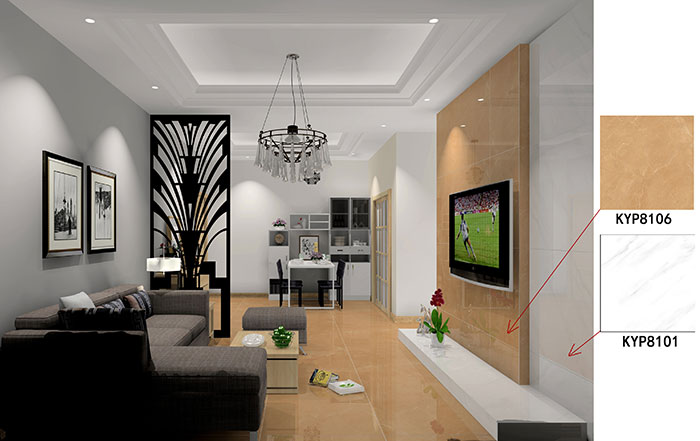 大沥碧桂园·华府装修案例客餐厅效果图